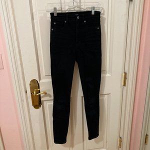 Black High Rise Skinny Jeans GAP Size 24